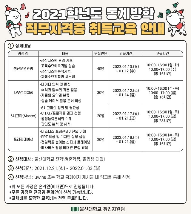 2021학년도 동계방학 직무 자격증 취득 교육 홍보 포스터.jpg